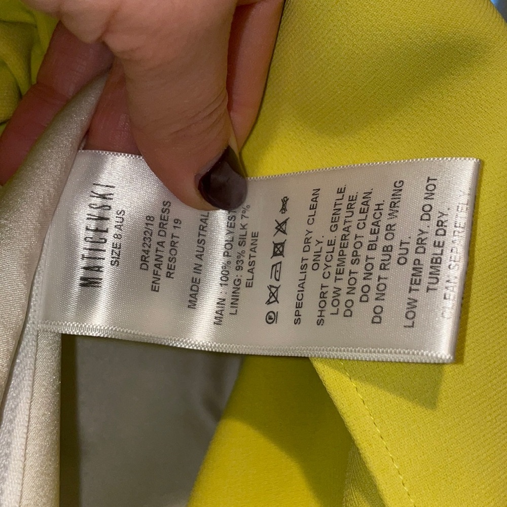 Maticevski dress
